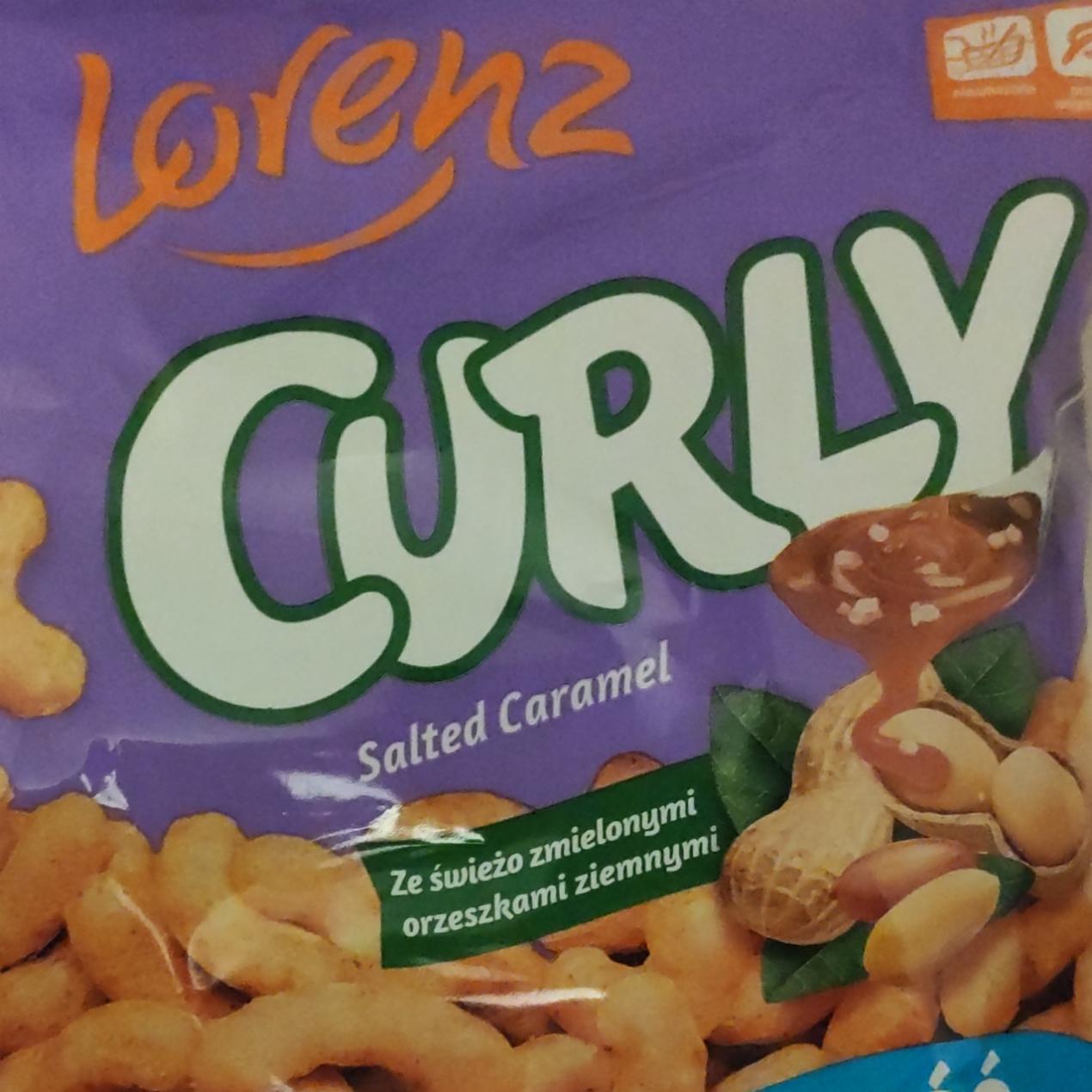 Zdjęcia - Curly chrupki kukurydziane o smaku słonego karmelu Lorenz