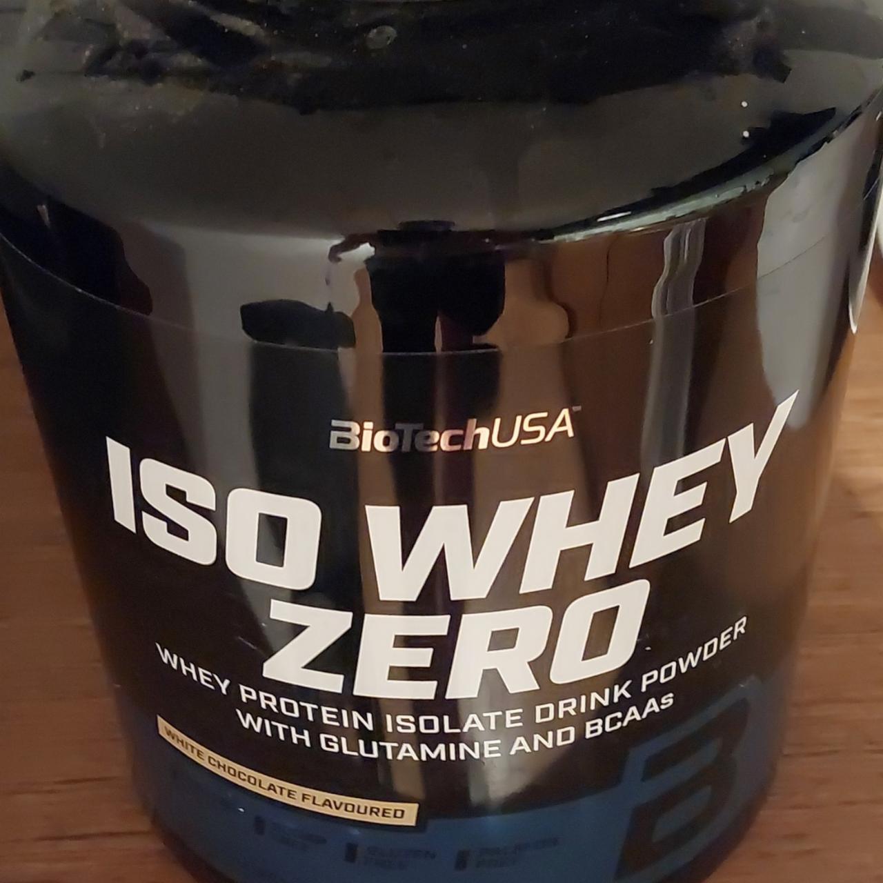 Zdjęcia - Iso whey zero white chocolate BioTechUSA