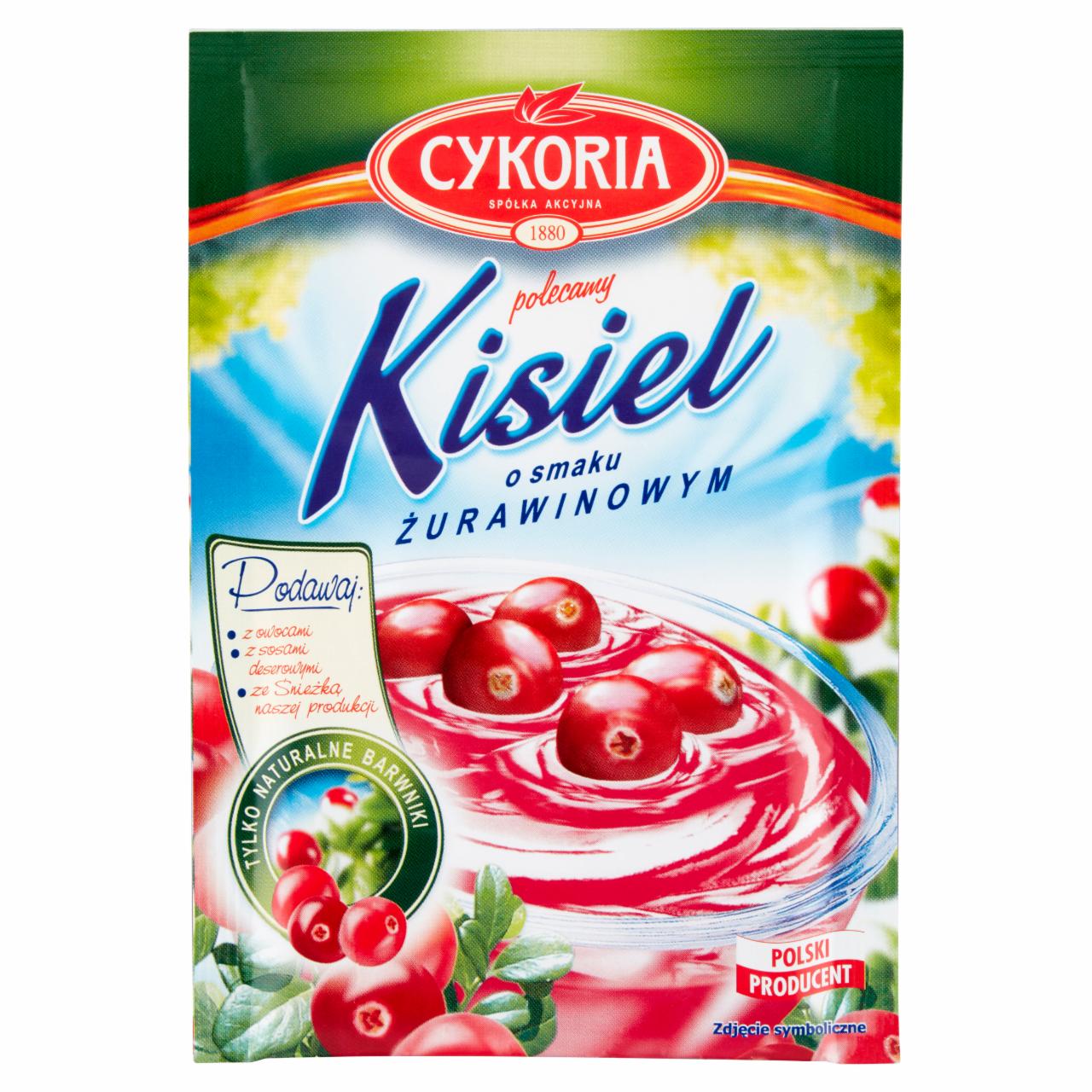 Zdjęcia - Cykoria Kisiel o smaku żurawinowym 40 g