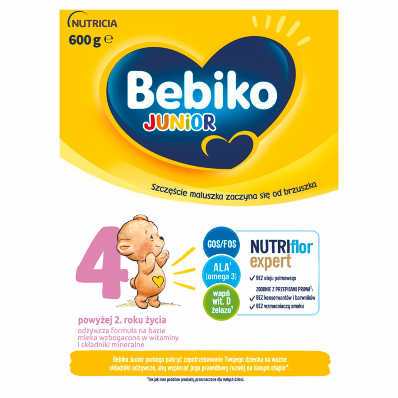 Zdjęcia - Bebiko Junior 4 Odżywcza formuła na bazie mleka dla dzieci powyżej 2. roku życia 600 g