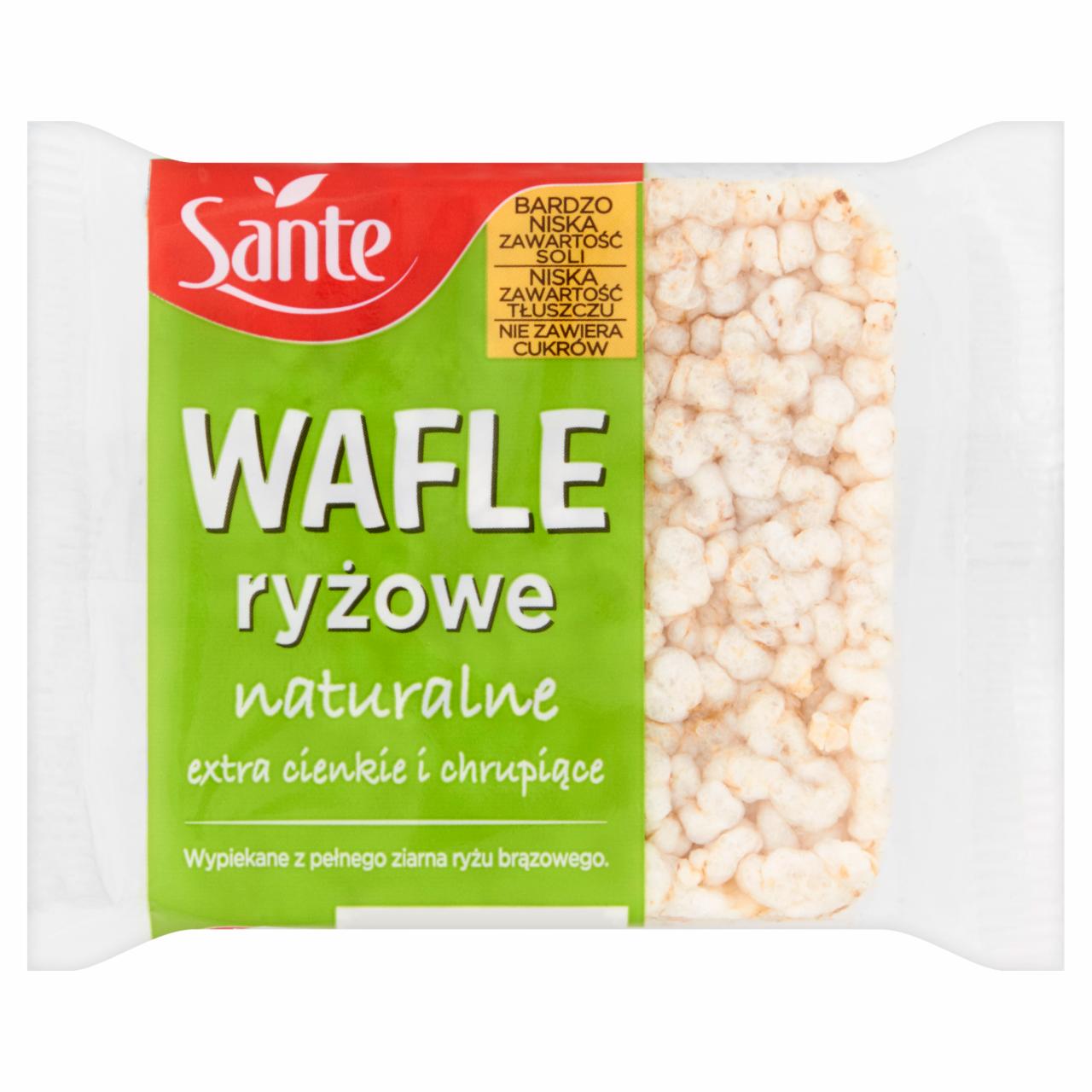 Zdjęcia - Sante Wafle ryżowe naturalne 15 g