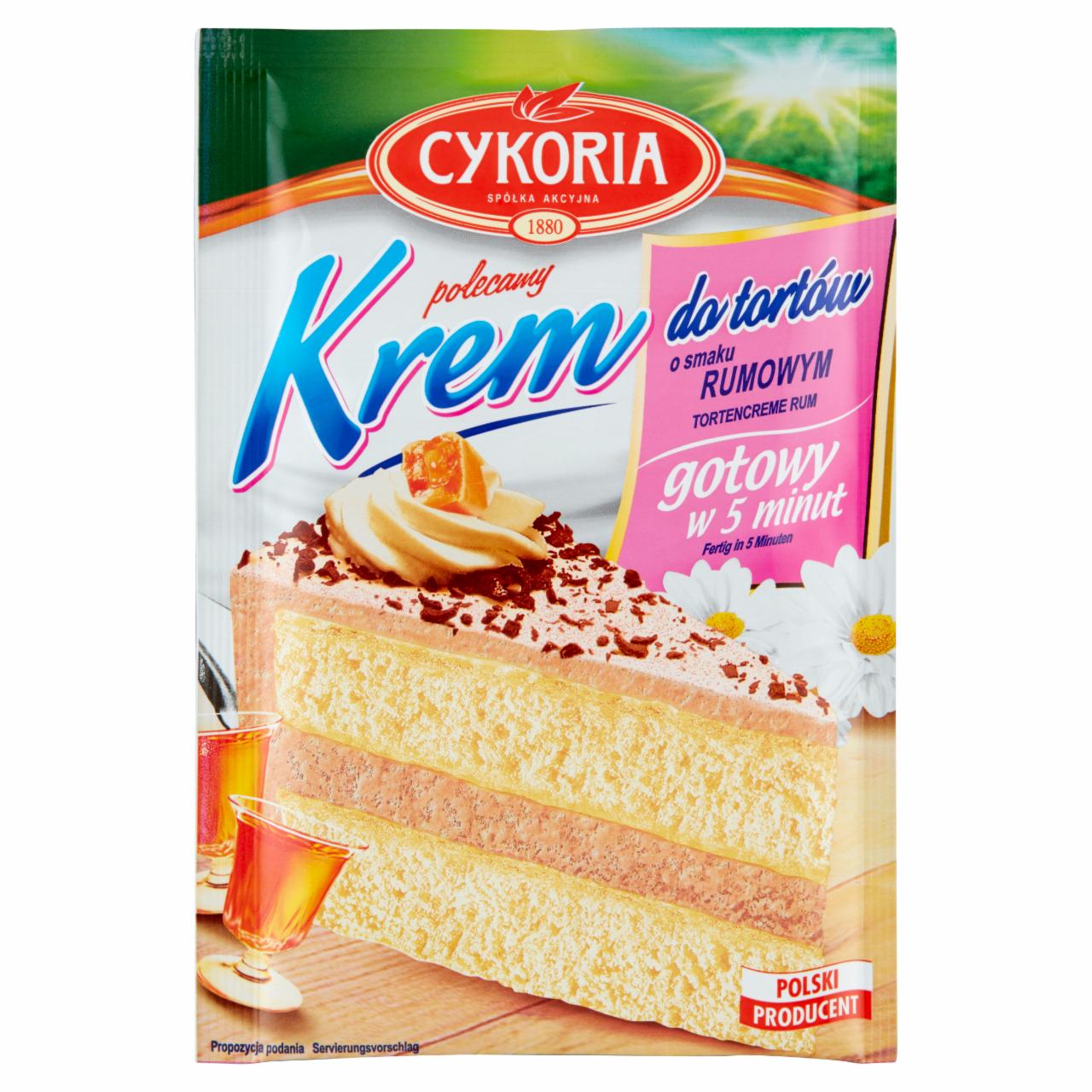 Zdjęcia - Cykoria Krem do tortów o smaku rumowym 100 g