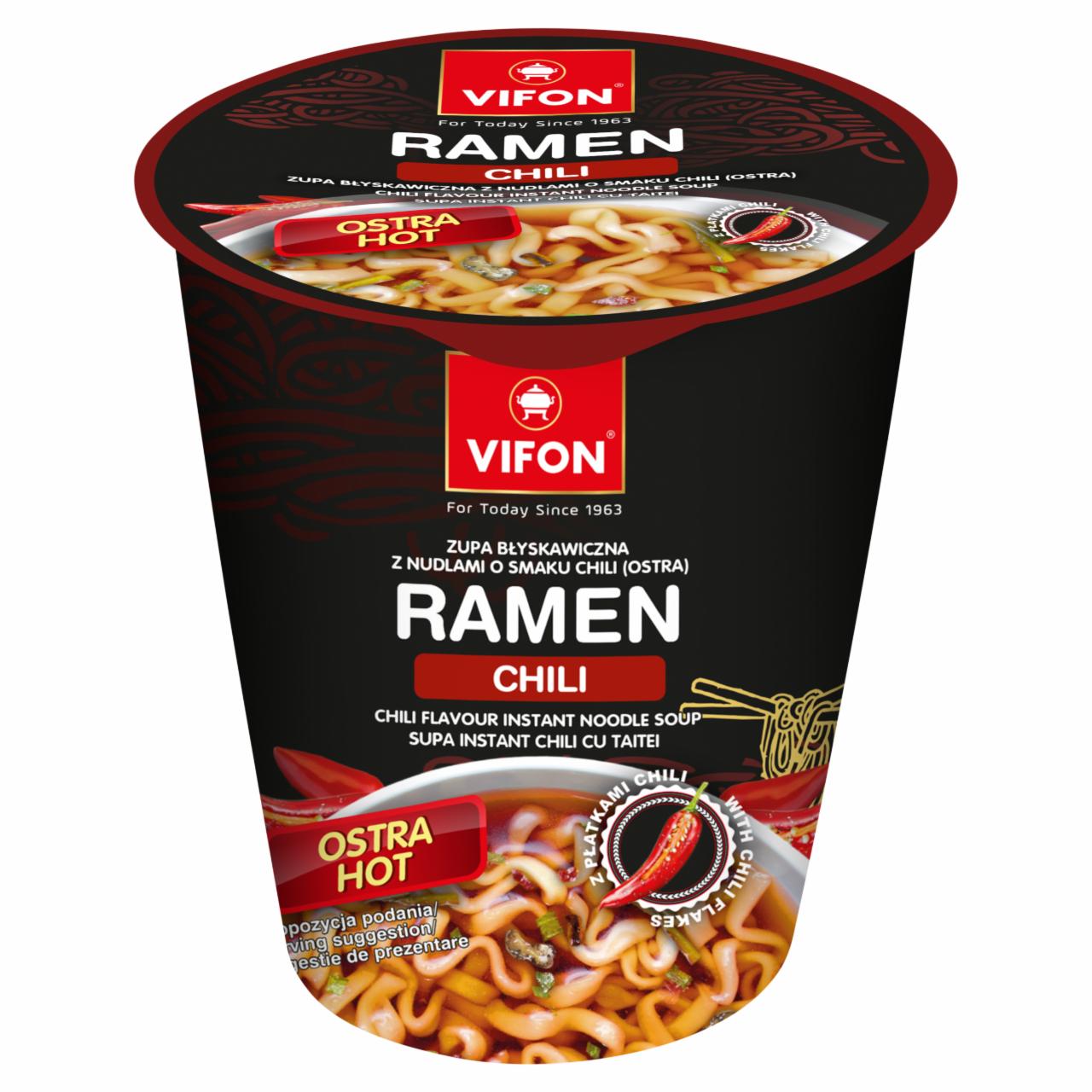 Zdjęcia - Vifon Ramen Zupa z kluskami o smaku chili 60 g