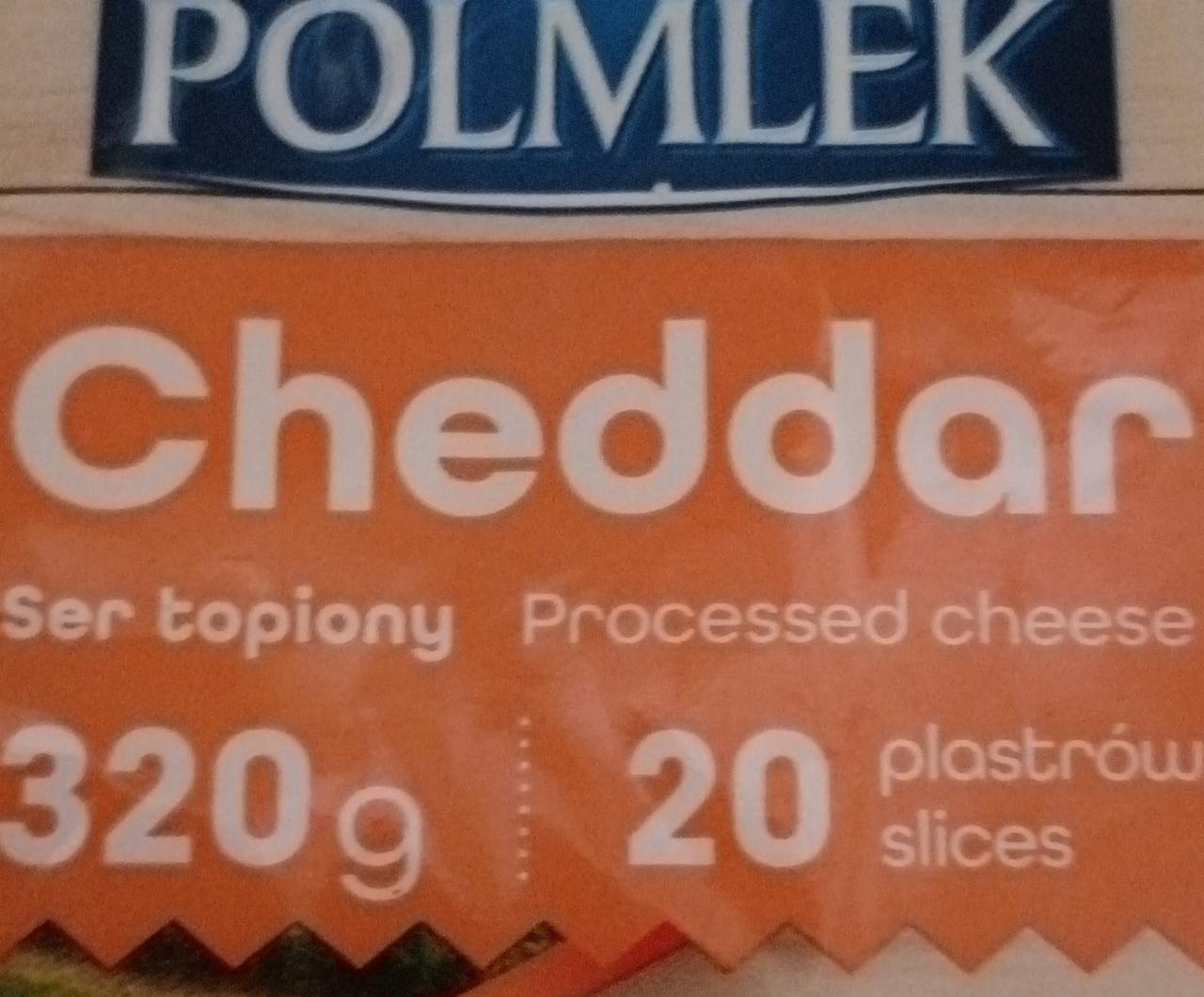 Zdjęcia - Ser topiony cheddar Polmlek