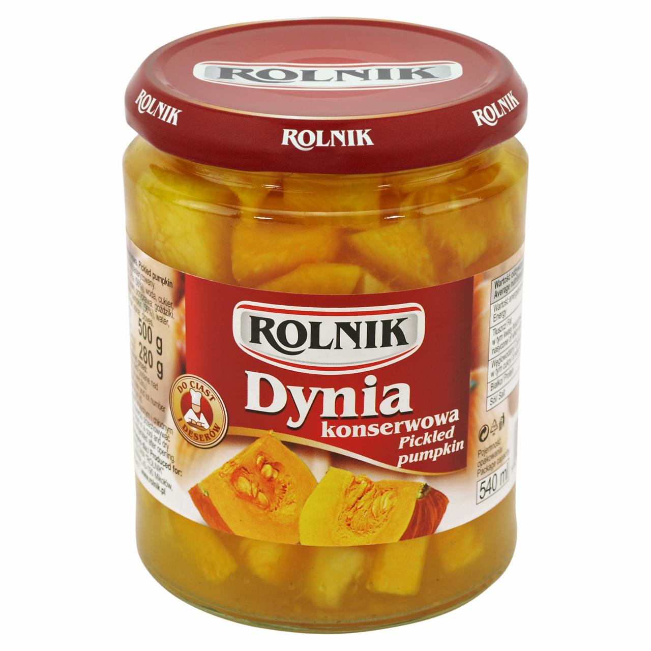 Zdjęcia - Rolnik Dynia konserwowa 500 g