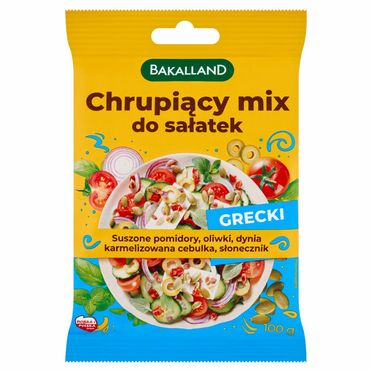 Zdjęcia - Bakalland Chrupiący mix do sałatek grecki 100 g