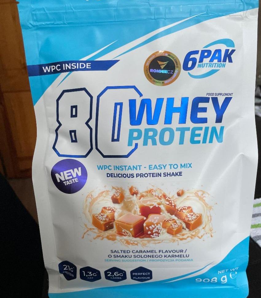 Zdjęcia - Odżywka białkowa 80 WHEY PROTEIN 6PAK Nutrition