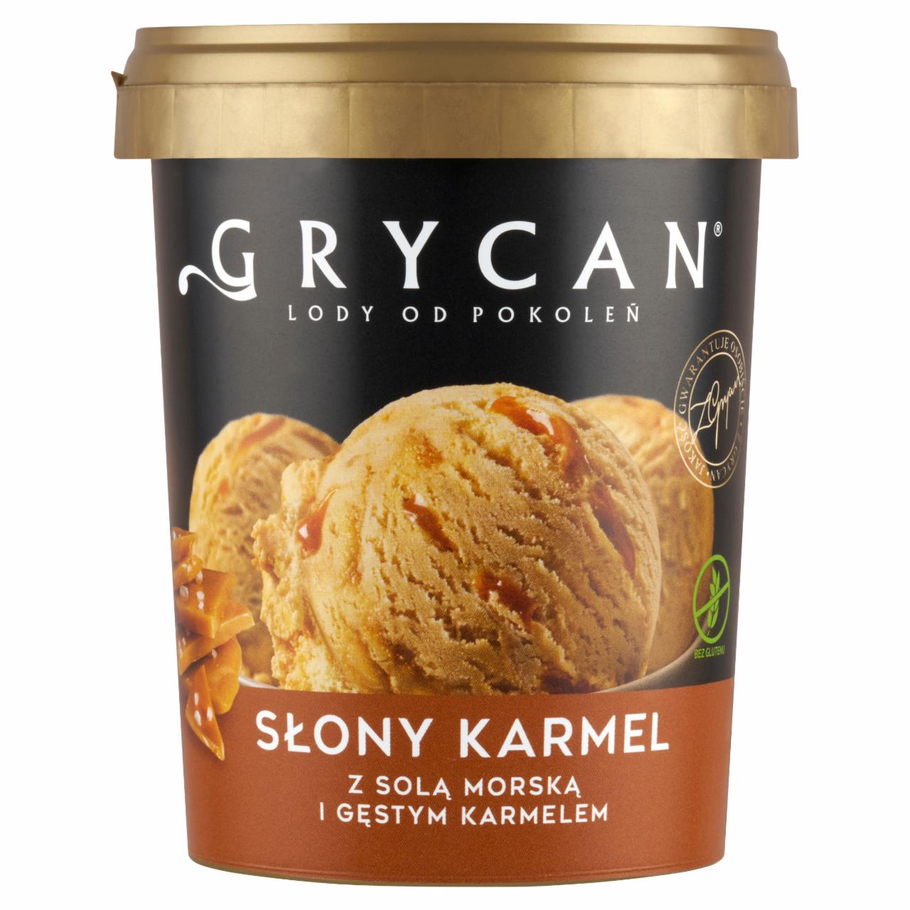 Zdjęcia - Grycan Lody słony karmel z solą morską i gęstym karmelem 480 ml