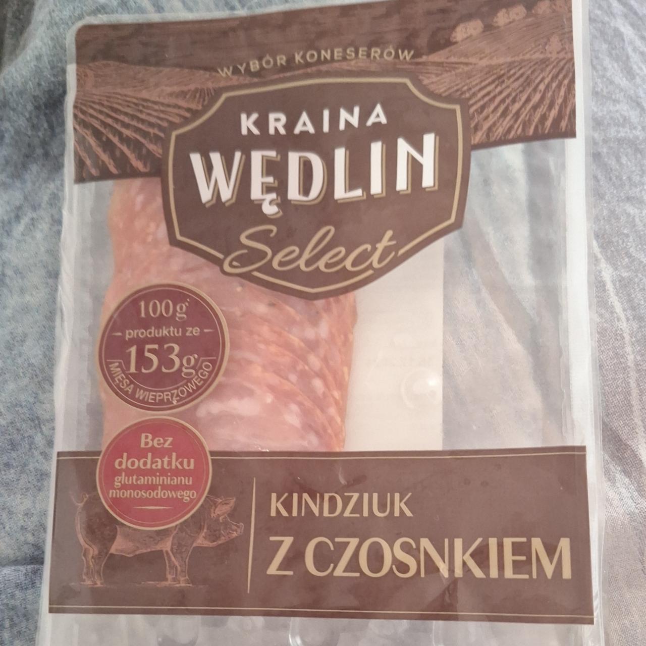 Zdjęcia - Kindziuk z czosnkiem Kraina Wędlin