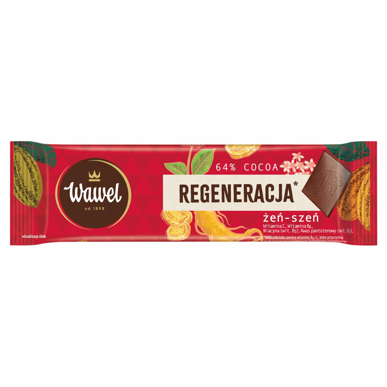 Zdjęcia - Wawel Czekolada gorzka regeneracja 20 g