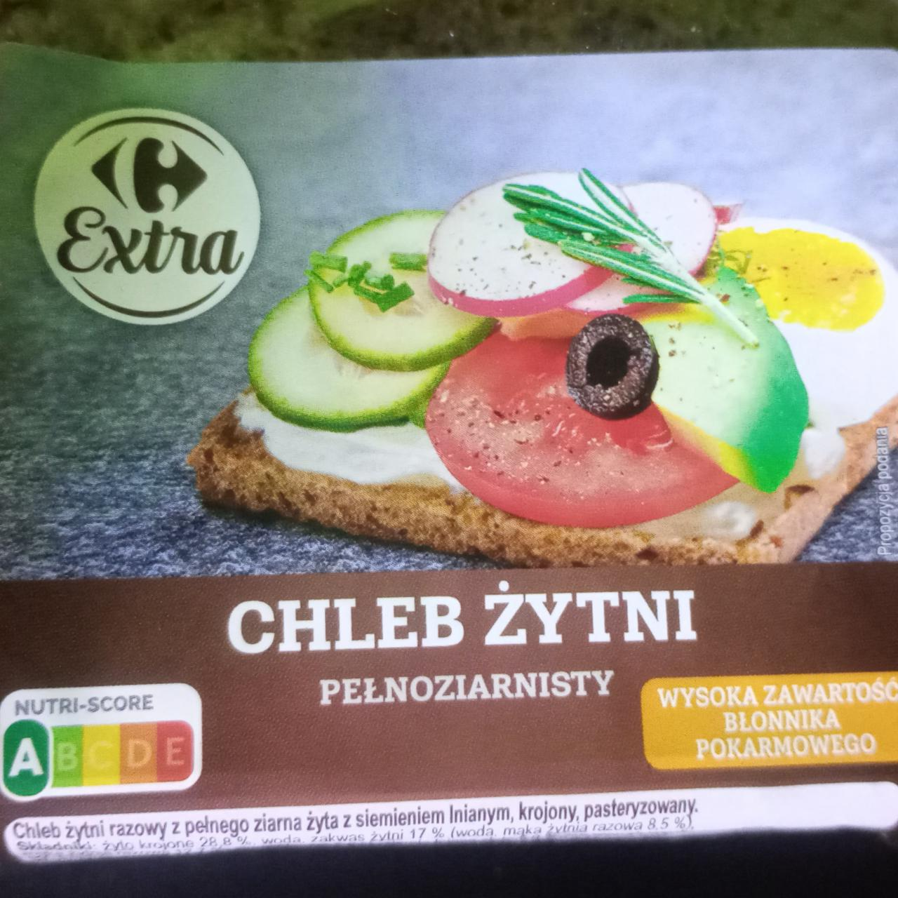 Zdjęcia - Chleb żytni pełnoziarnisty Carrefour Extra