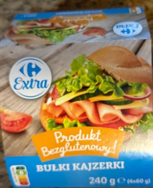 Zdjęcia - Bułki kajzerki bezglutenowe Carrefour Extra