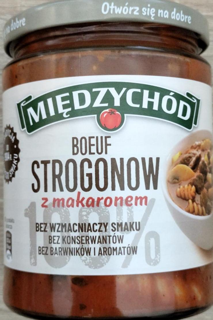 Zdjęcia - Boeuf strogonow z makaronem Międzychód