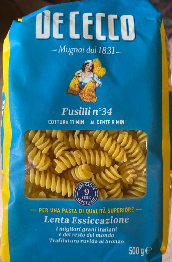 Zdjęcia - De Cecco Makaron fusilli 500 g