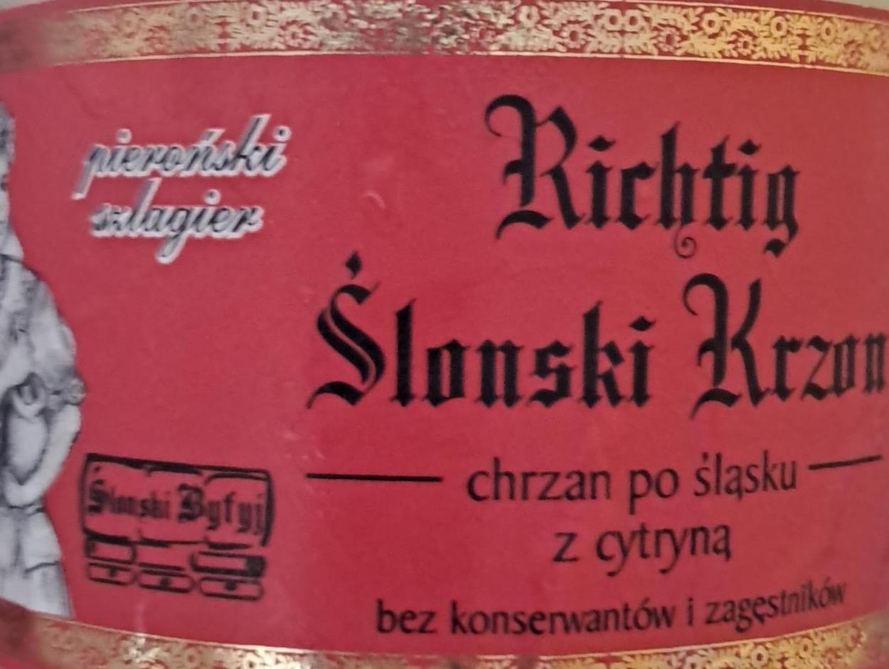 Zdjęcia - Richtig ślonski krzon chrzan po śląsku z cytryną Pieroński Szlagier