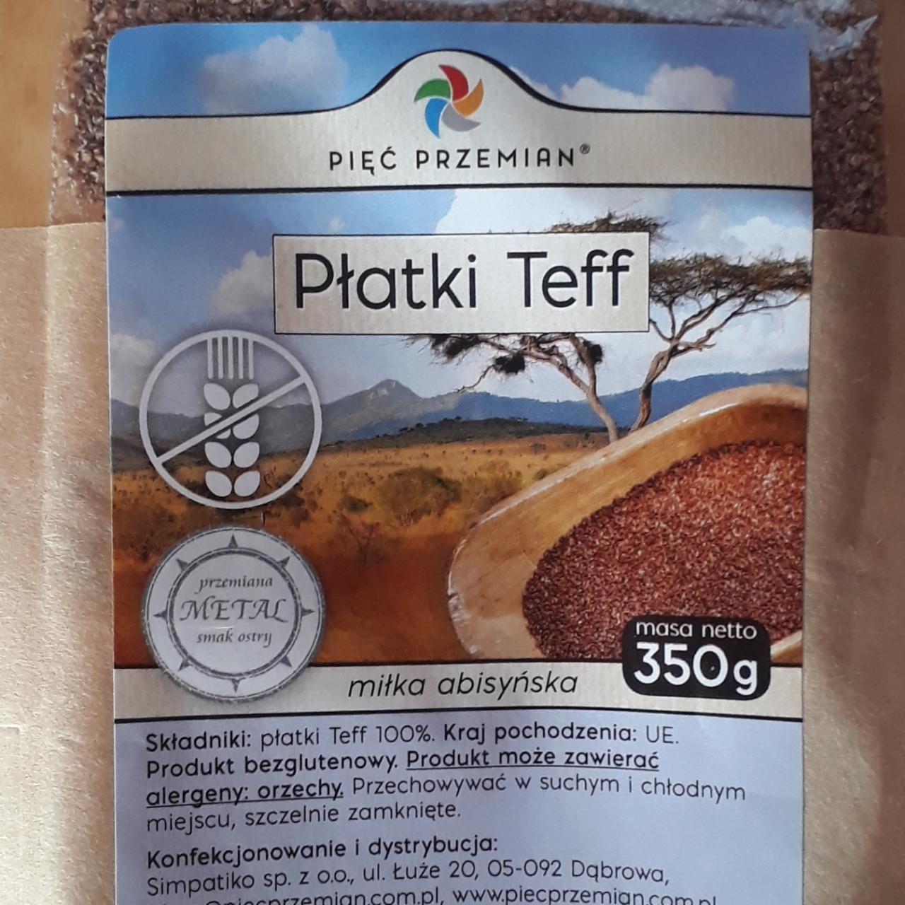 Zdjęcia - Płatki teff Pięć Przemian