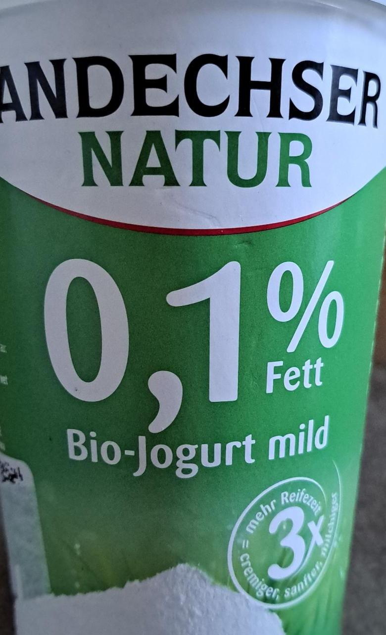 Zdjęcia - Bio-jogurt mild 0,1% Andechser Natur