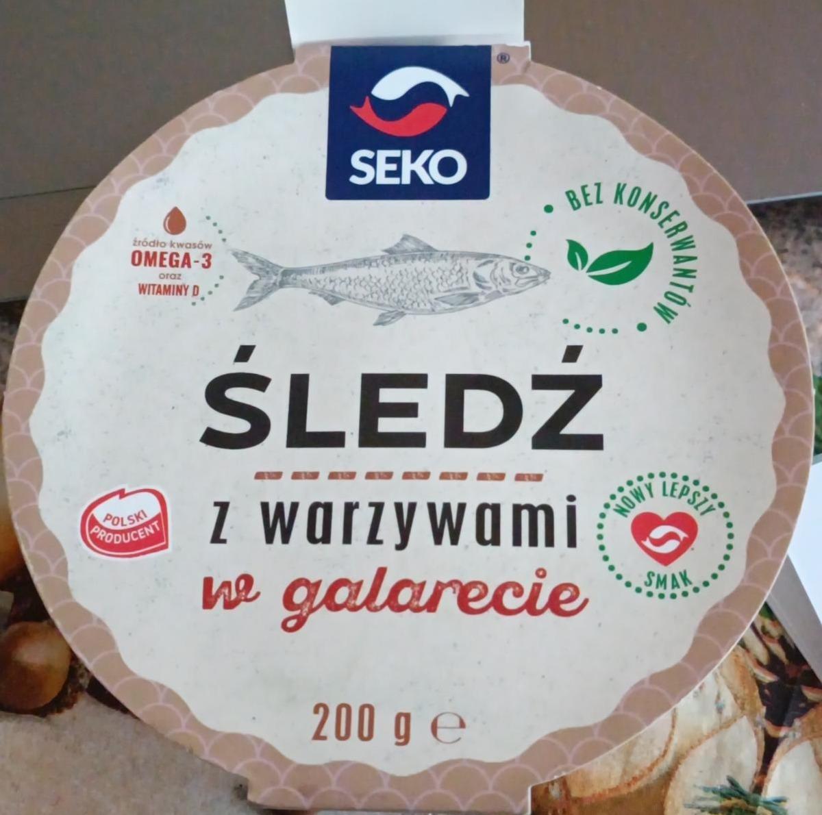 Zdjęcia - Śledź z warzywami w galarecie SEKO