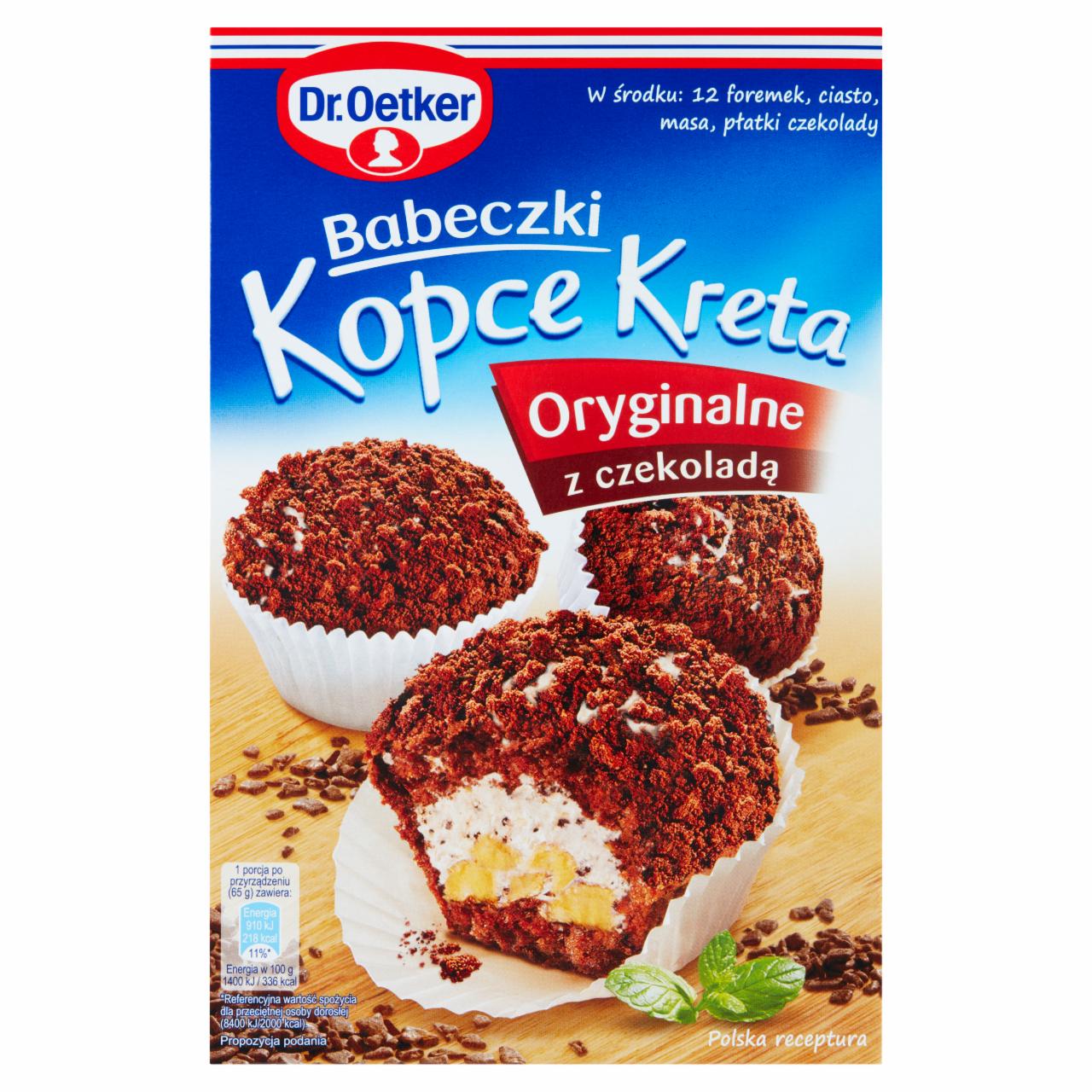 Zdjęcia - Dr. Oetker Babeczki Kopce Kreta oryginalne z czekoladą 264 g