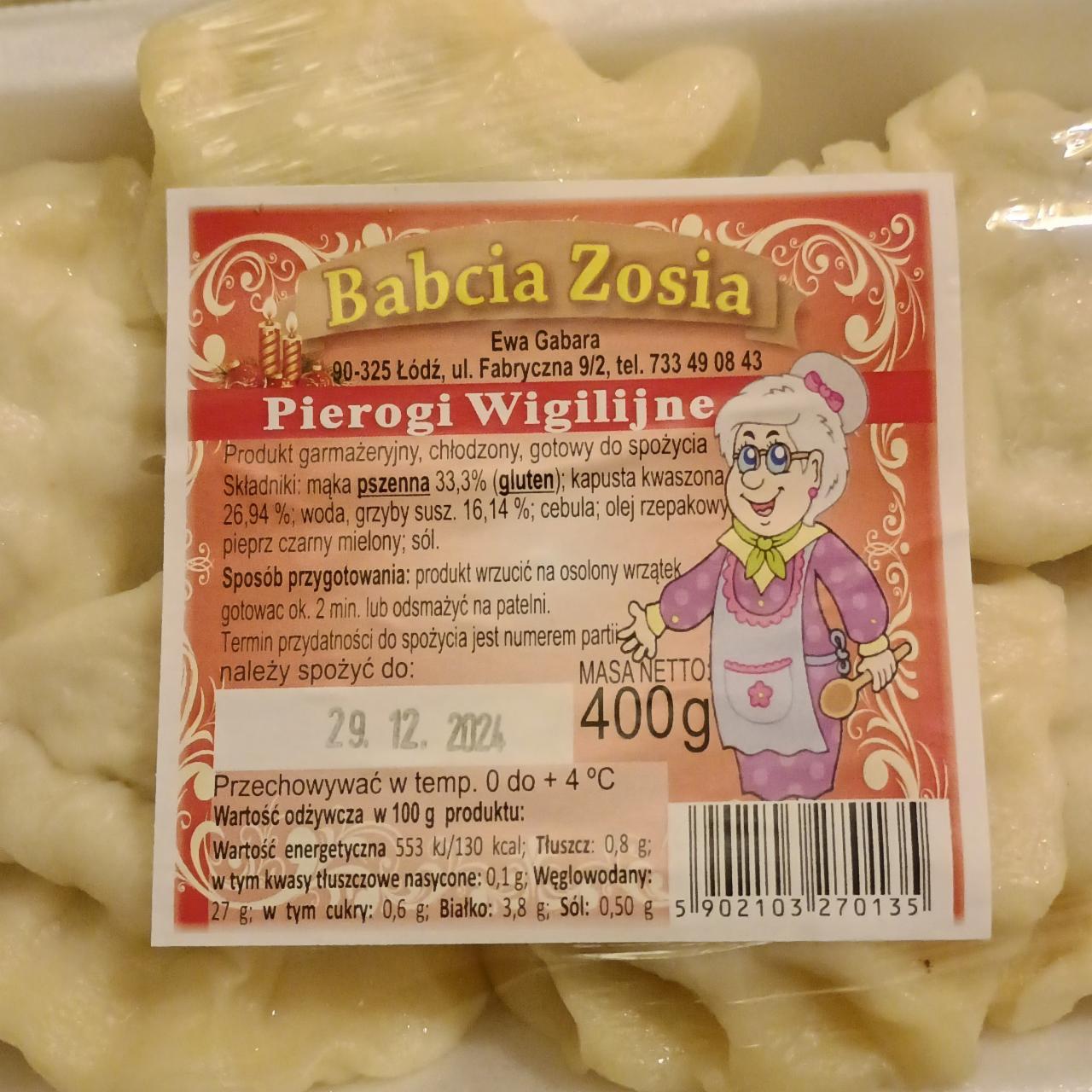 Zdjęcia - Pierogi wigilijne Babcia Zosia