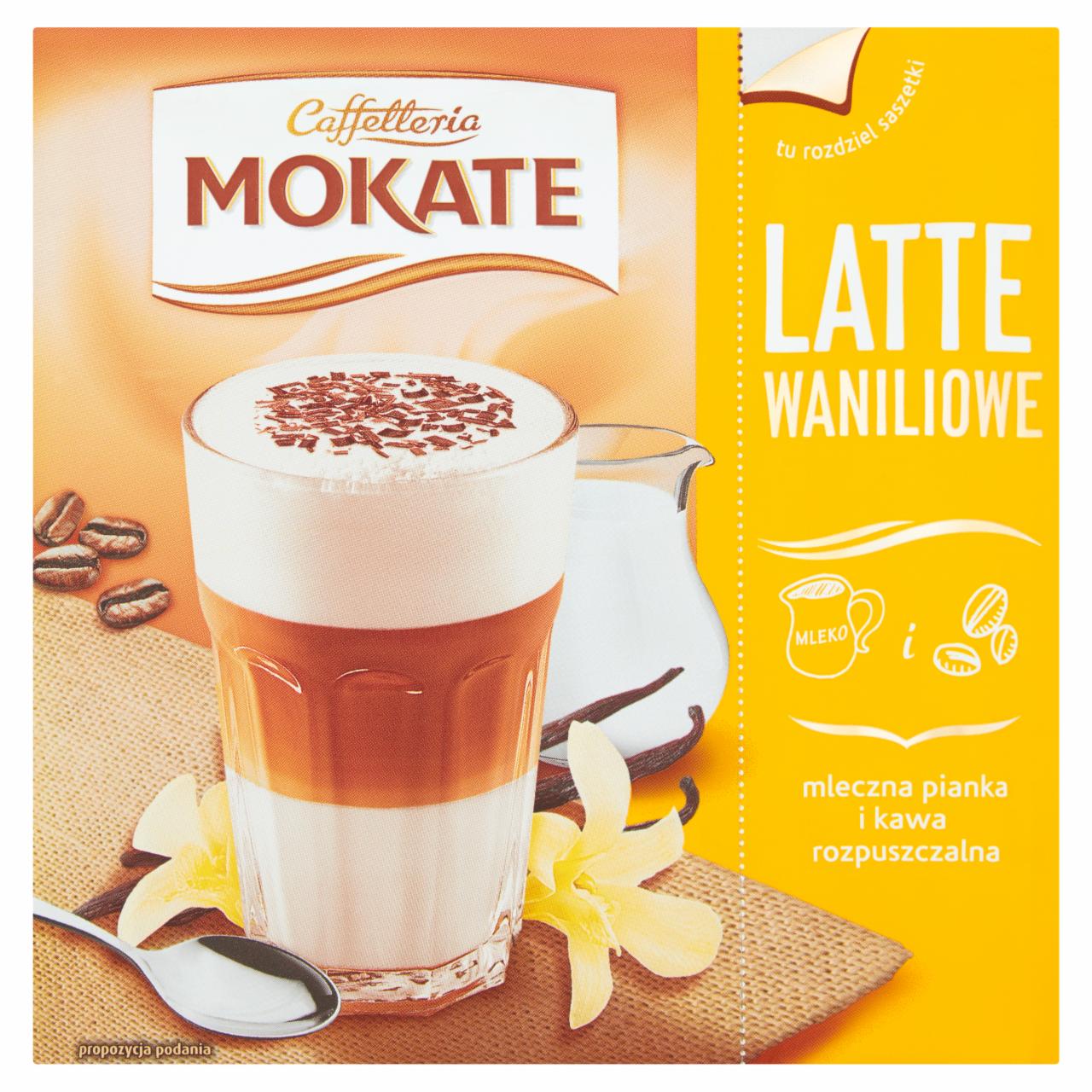 Zdjęcia - Mokate Caffetteria Latte waniliowe 22 g