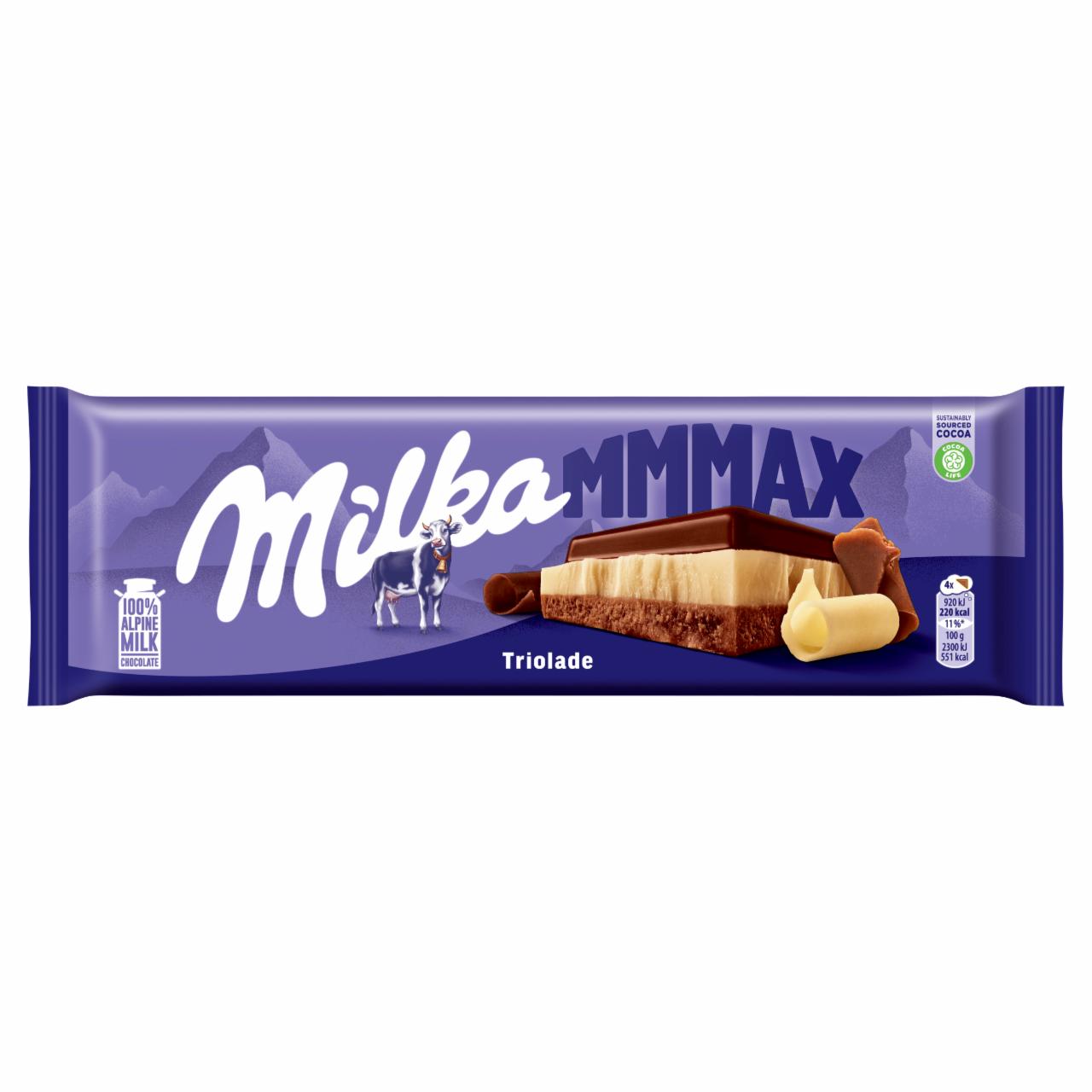 Zdjęcia - Milka Mmmax Triolade Czekolada mleczna 280 g