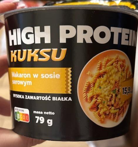 Zdjęcia - High protein makaron w sosie serowym Kuksu