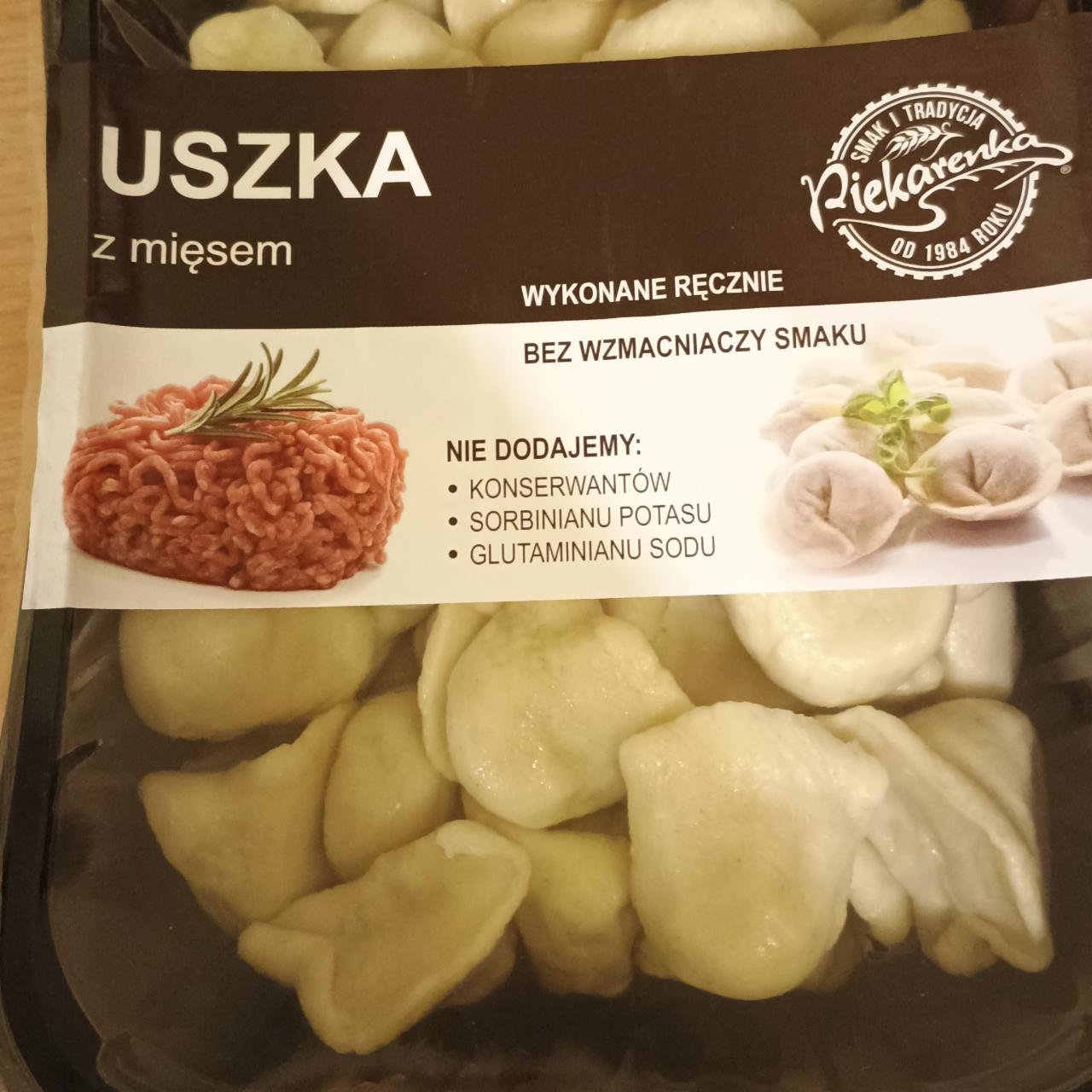 Zdjęcia - Uszka z mięsem Piekarenka