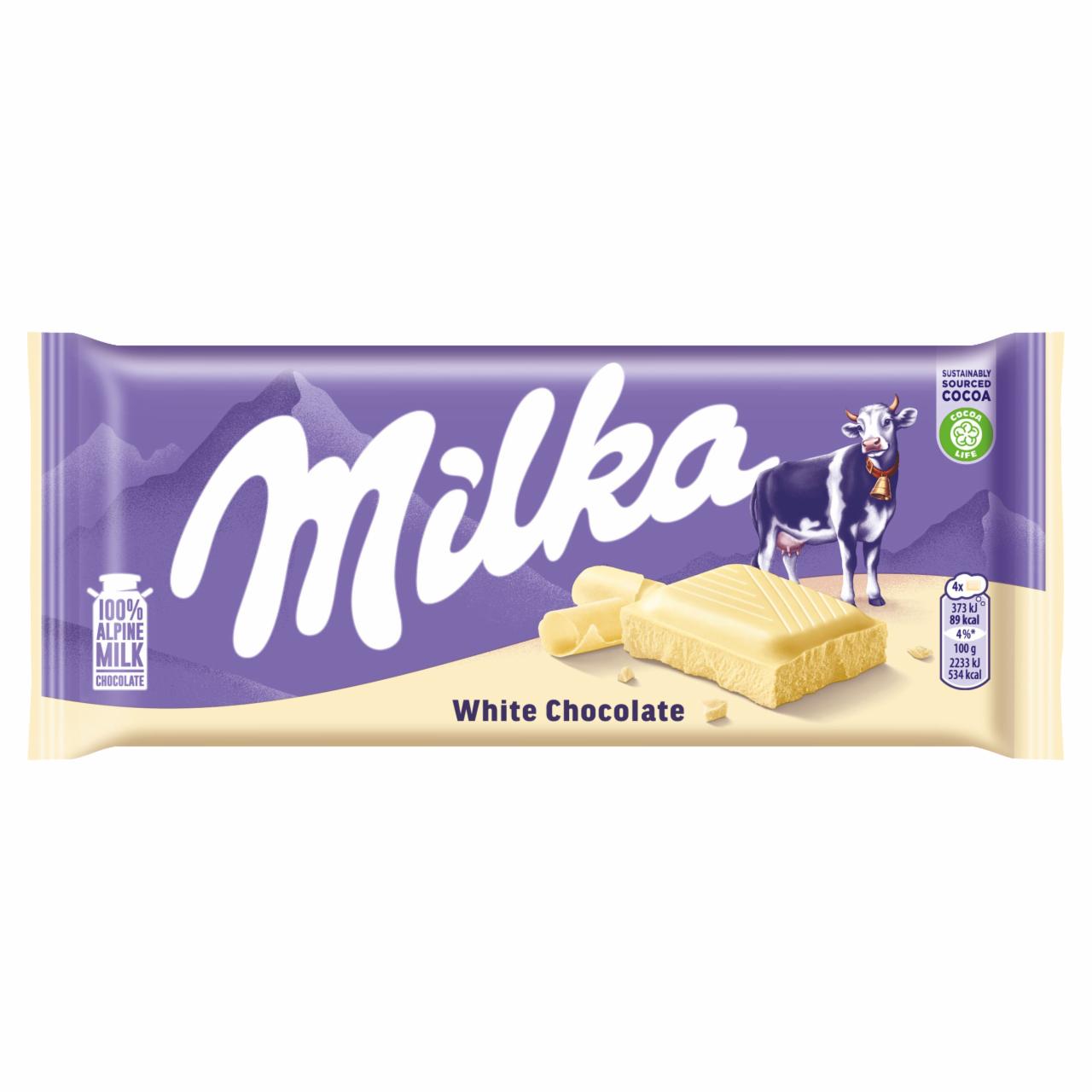 Zdjęcia - White chocolate Milka