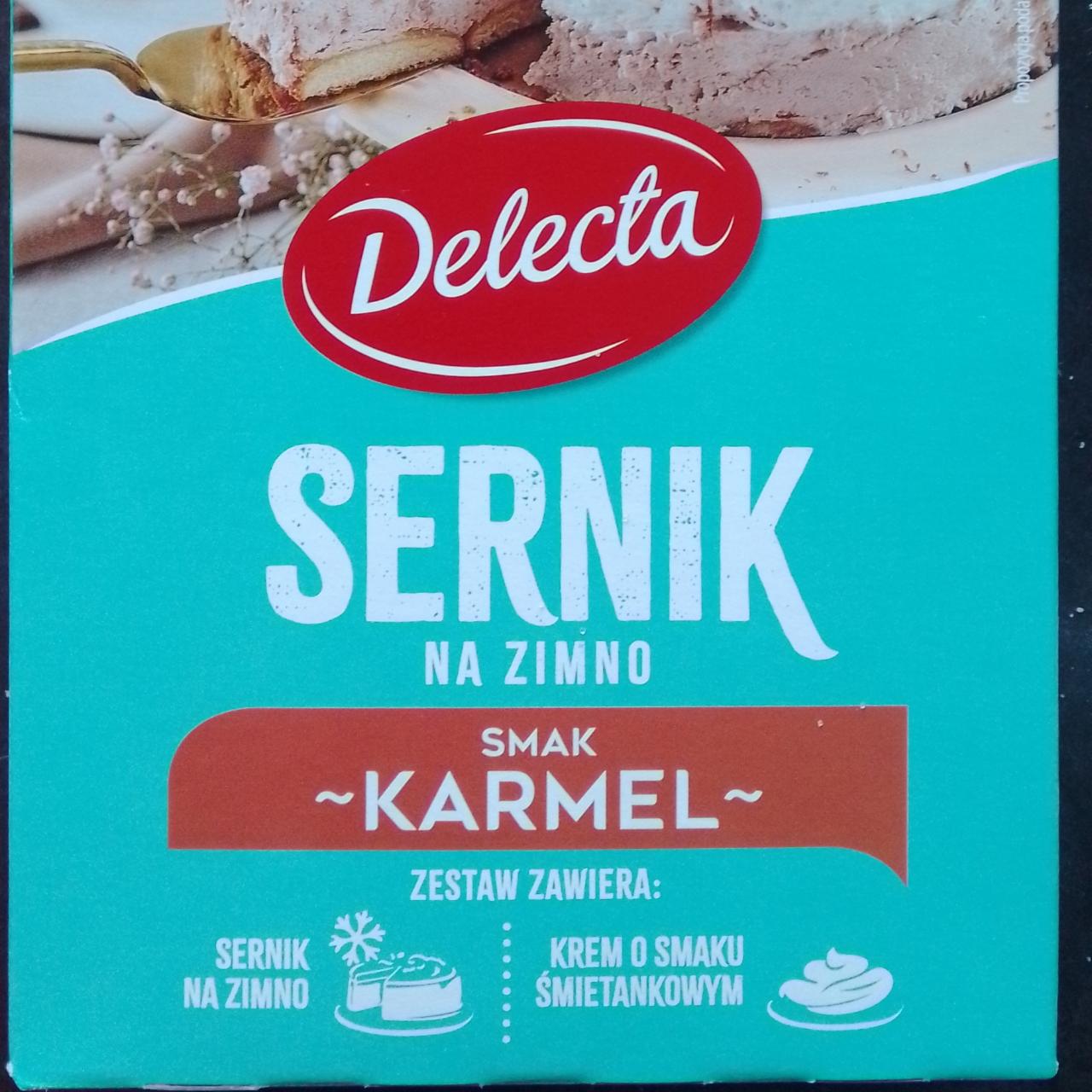 Zdjęcia - Sernik na zimno smak karmel Delecta