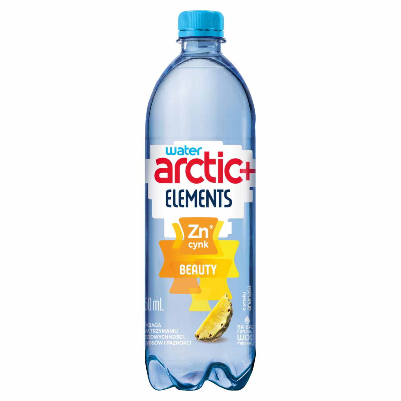 Zdjęcia - Arctic+ Elements Beauty Napój niegazowany o smaku ananasa wzbogacony cynkiem 750 ml