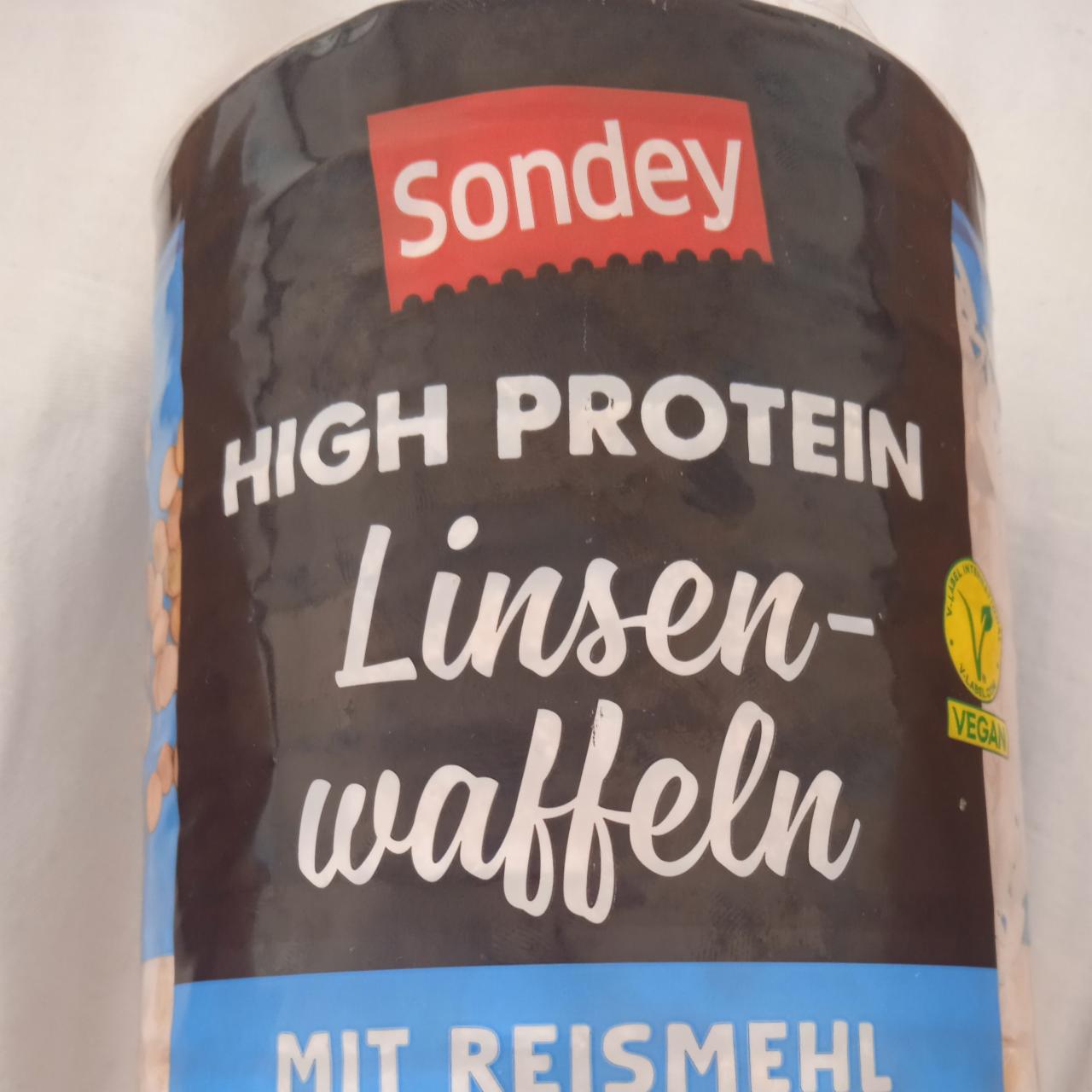 Zdjęcia - High protein linsenwaffeln mit reismehl Sondey