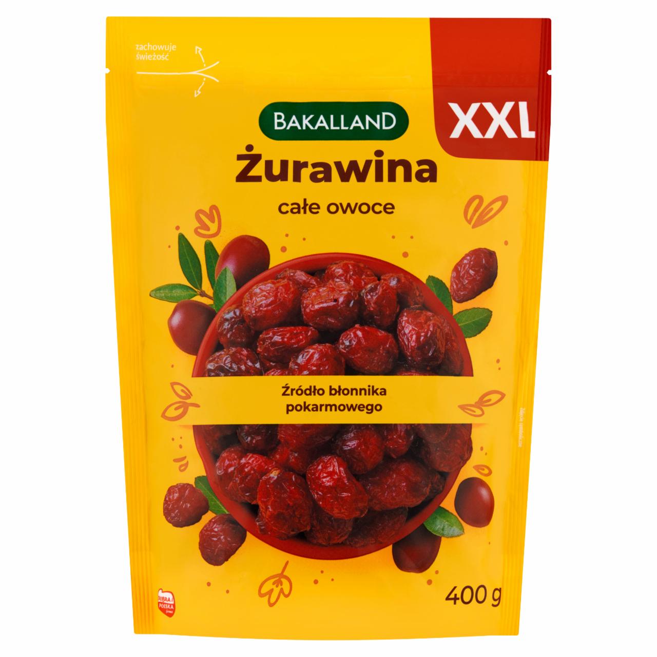 Zdjęcia - Bakalland XXL Żurawina całe owoce 400 g