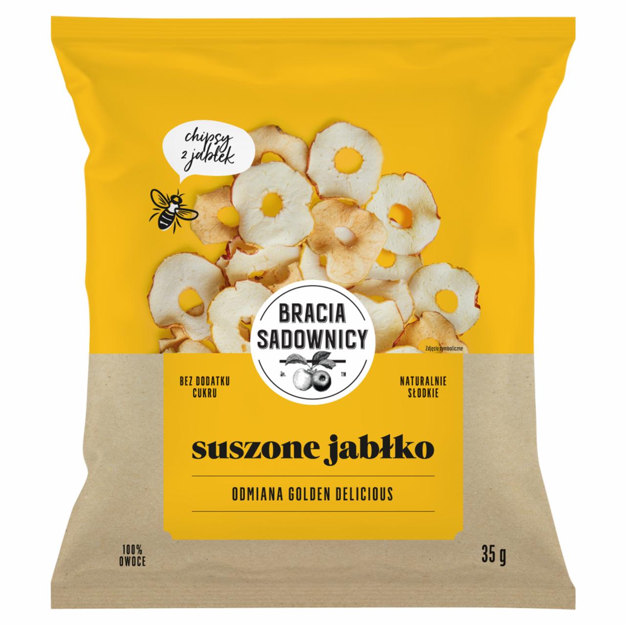 Zdjęcia - Bracia Sadownicy Suszone jabłko odmiana golden delicious 35 g