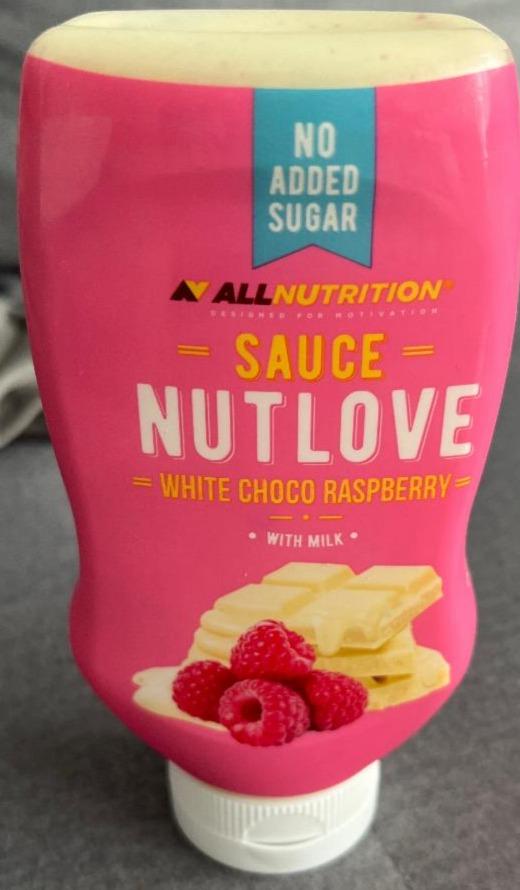 Zdjęcia - Sauce nutlove white choco raspberry Allnutrition