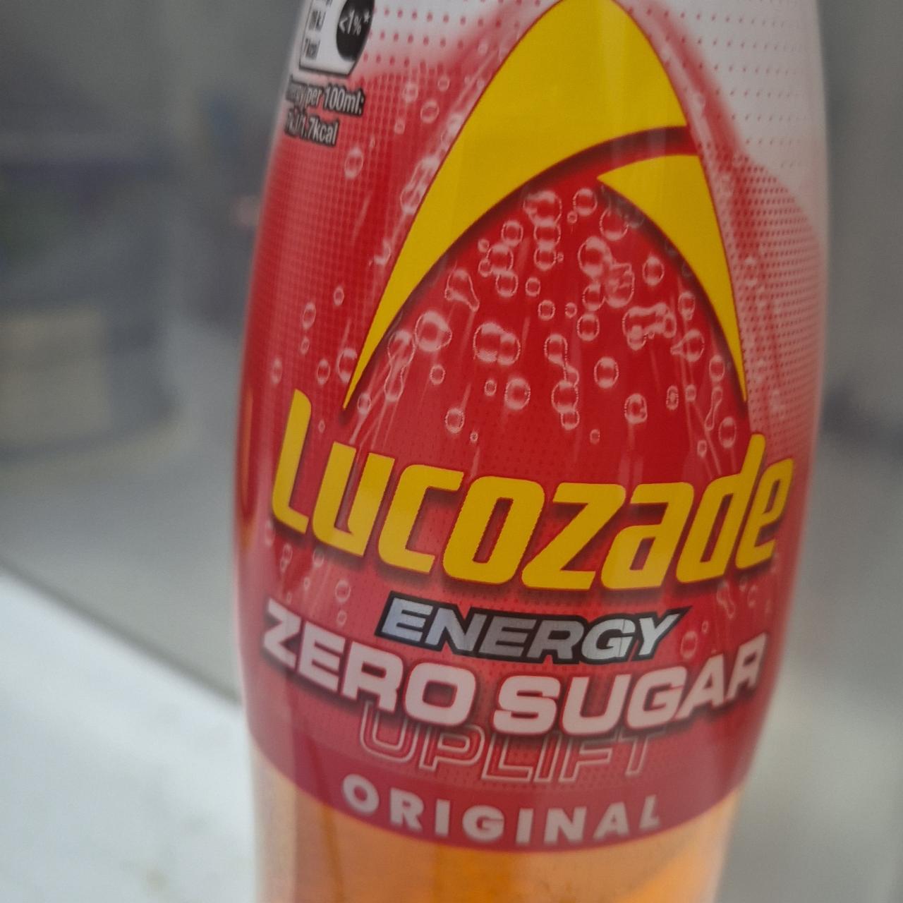 Zdjęcia - Energy zero sugar uplift original Lucozade