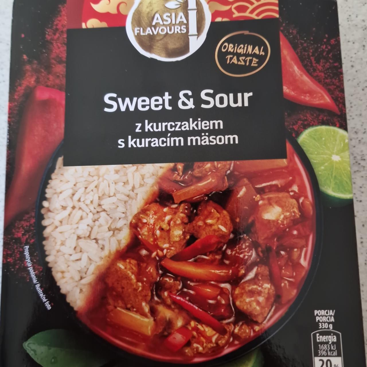 Zdjęcia - Sweet & sour z kurczakiem s kuracím mäsom Asia Flavours