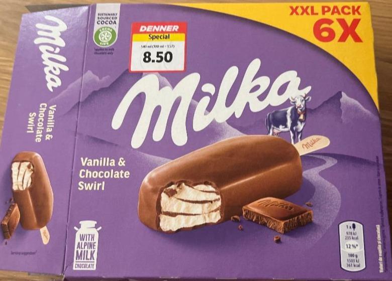 Zdjęcia - Vanilla Chocolate Swirl Milka