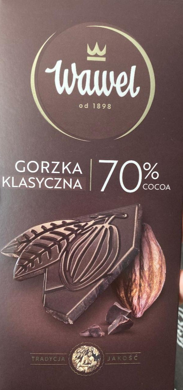 Zdjęcia - Dark chocolate 70% cocoa Wawel