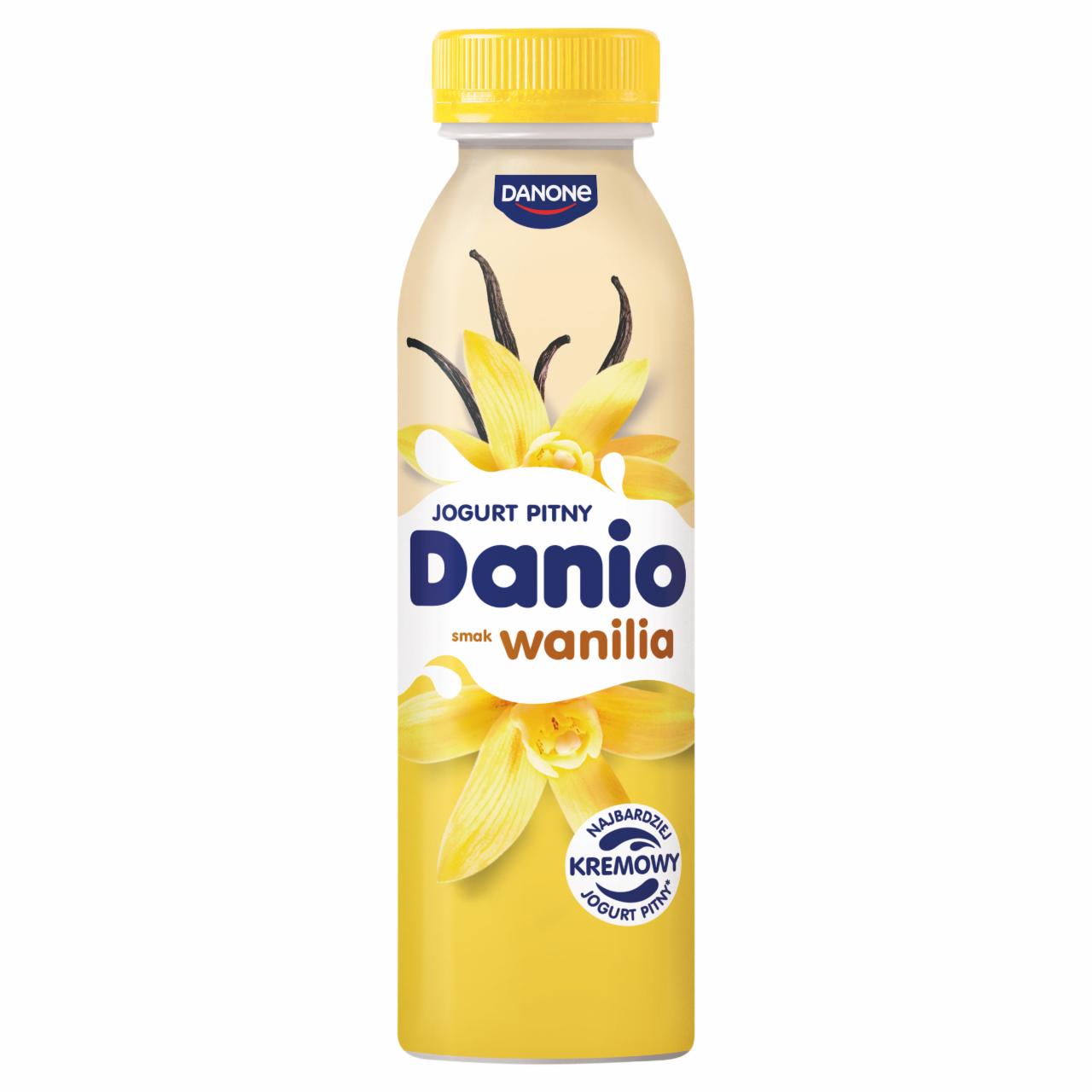 Zdjęcia - Danio Jogurt pitny smak wanilia 270 g