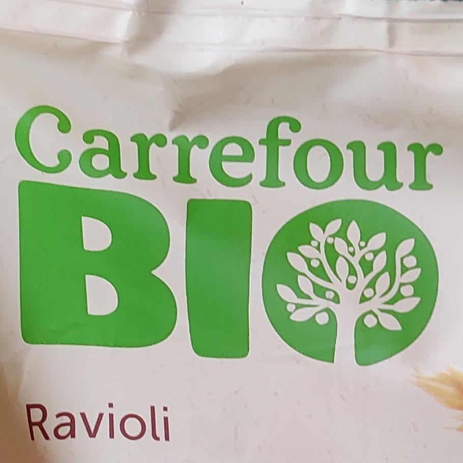 Zdjęcia - Ravioli emmental basilic Carrefour Bio