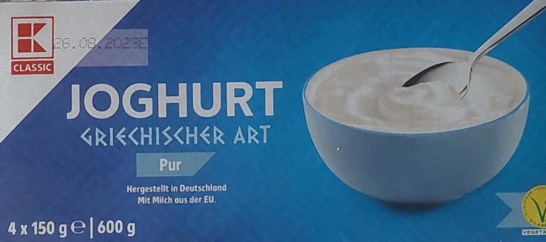 Zdjęcia - Joghurt Griechischer Art Pur K-Classic