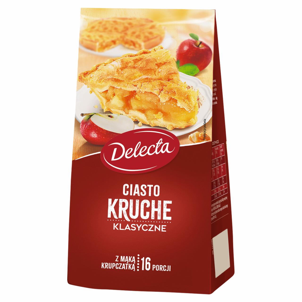 Zdjęcia - Delecta Ciasto kruche klasyczne mieszanka do domowego wypieku ciasta 400 g