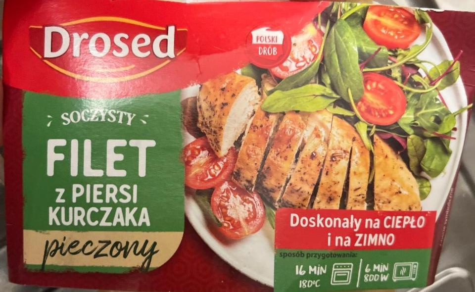 Zdjęcia - Filet z piersi kurczaka pieczony Drosed