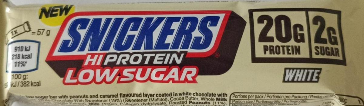 Zdjęcia - HiProtein low sugar white Snickers