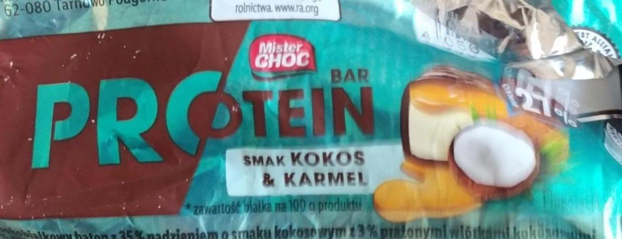 Zdjęcia - Protein bar smak kokos & karmel Mister Choc