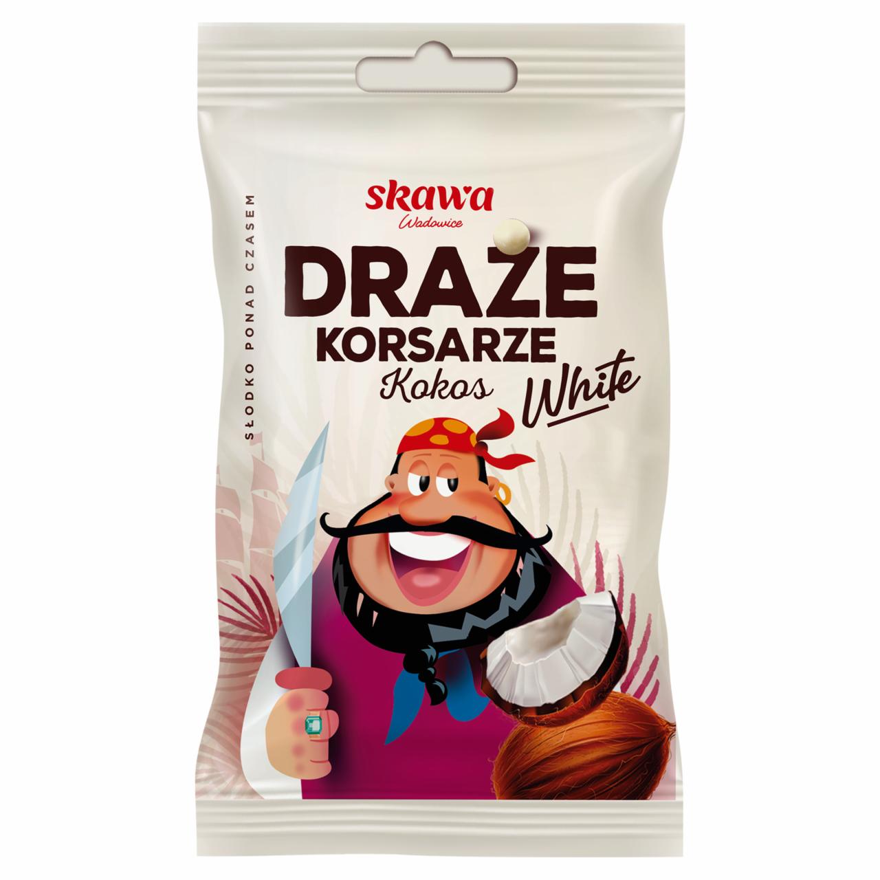 Zdjęcia - Wadowice Skawa Korsarze Draże kokos white 70 g