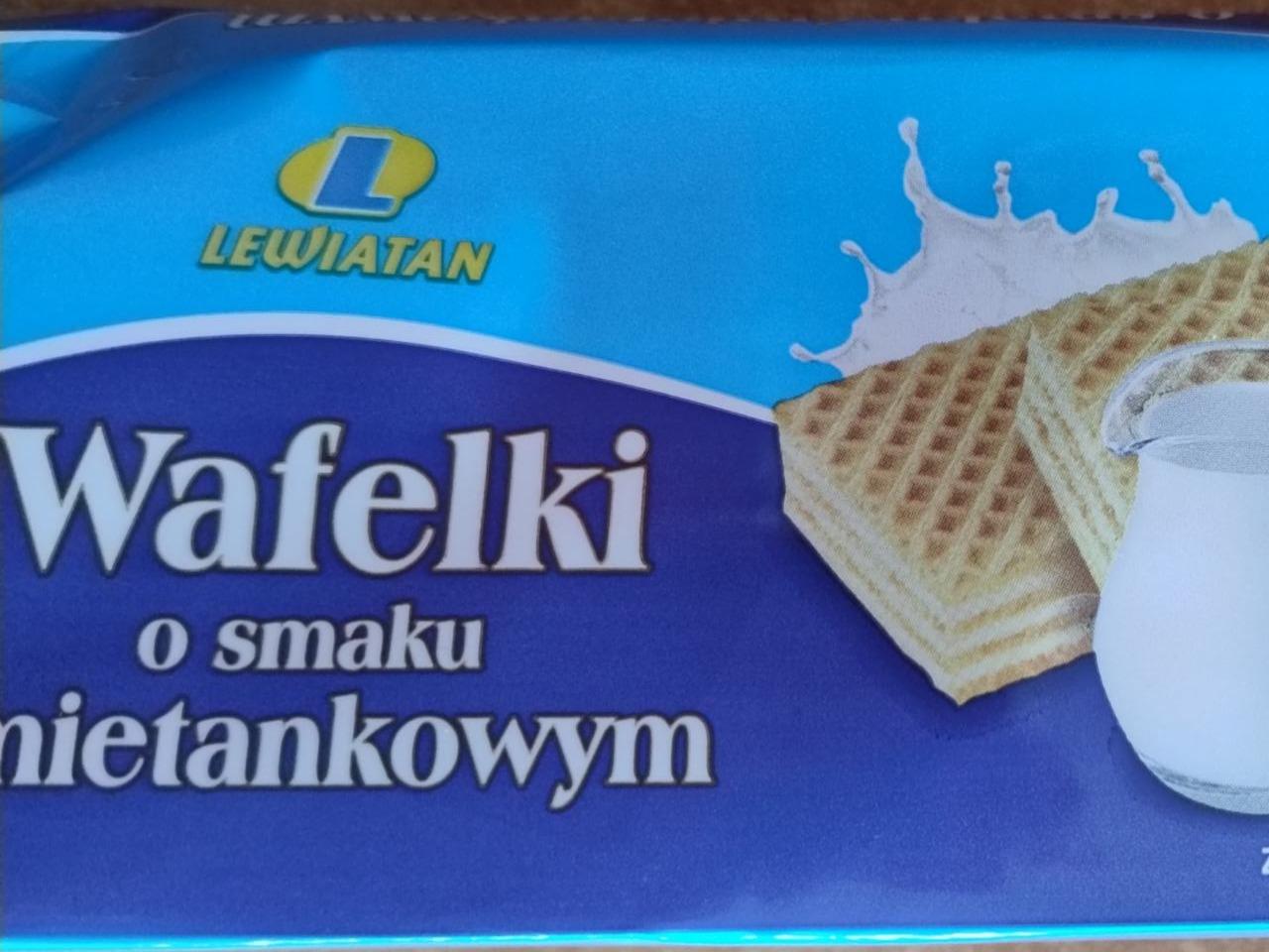 Zdjęcia - Wafelki o smaku śmietankowym Lewiatan