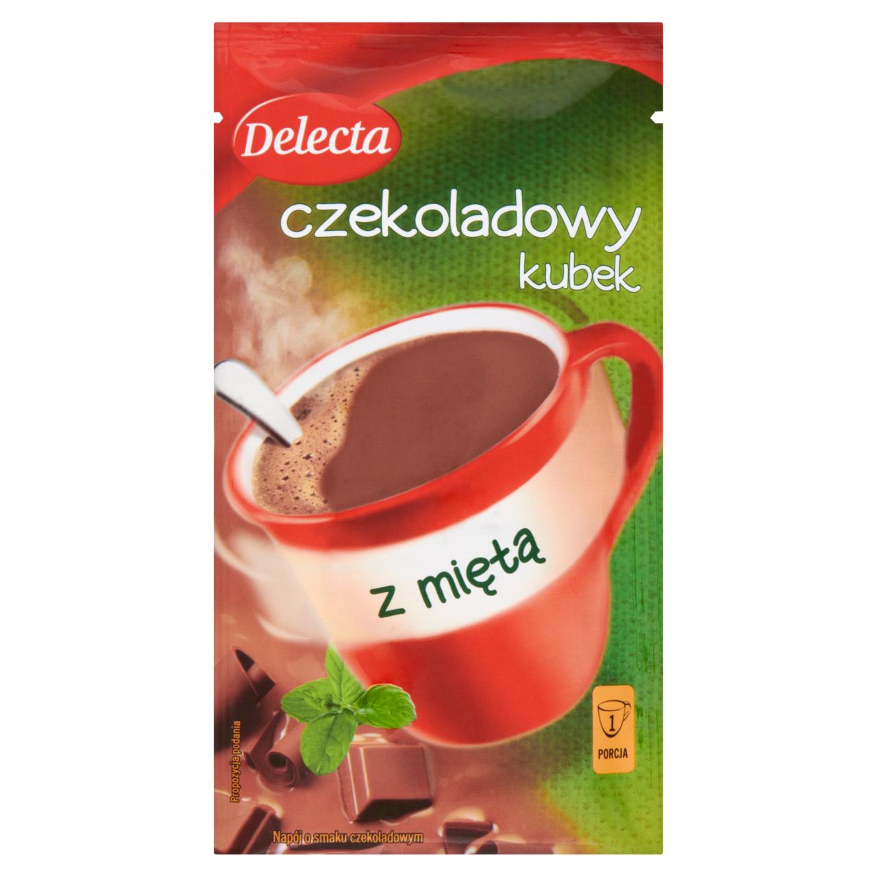 Zdjęcia - Delecta Czekoladowy kubek z miętą Napój o smaku czekoladowym 36 g