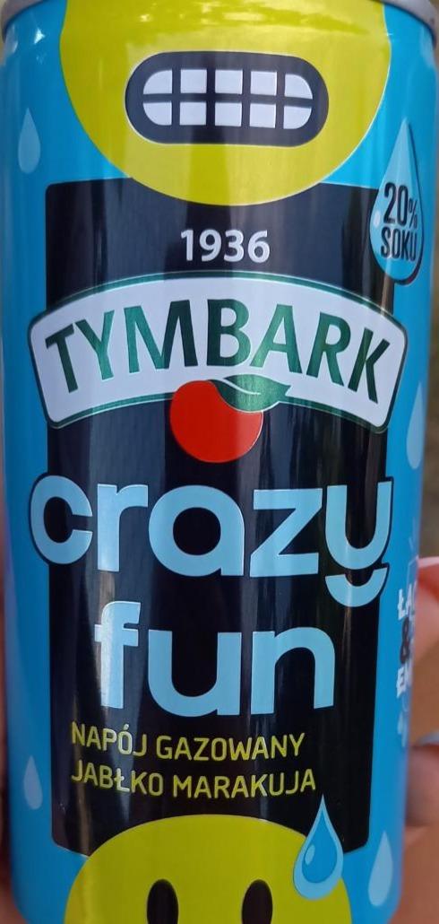 Zdjęcia - Tymbark Crazy Fun Napój gazowany jabłko marakuja 200 ml